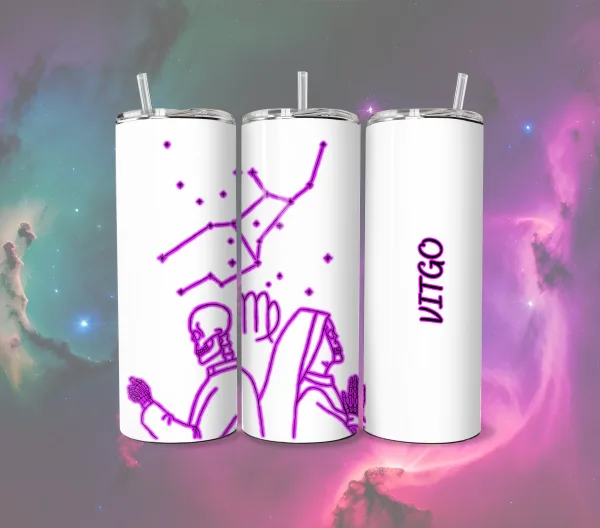 Virgo 15 Oz Skinny Tumbler (~400ml) - Image 4